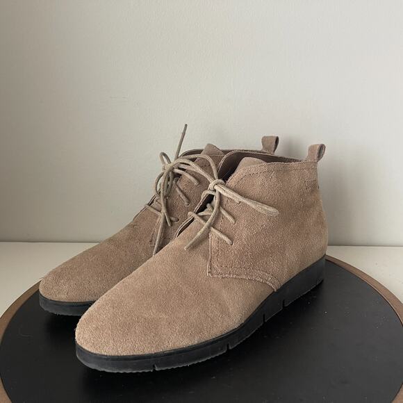 Cougar Snack-S Chukka Boots Women 11M Brown Suede Lace-Up Ankle Leather Upper - Picture 4 of 15